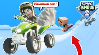 STRESMEN LONCAT BAWA VILLAGER DARI JALAN TERTINGGI SEDUNIA   TURBO DISMOUNT 2 [upl. by Enimassej]