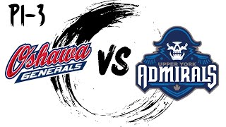 Home Game  Oshawa vs Upper York Admirals  P1 3  Oct 15th 2024 [upl. by Beatrice]