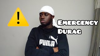 How To Make Your Own Durag Emergency Durag [upl. by Virgilia]