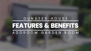 Addroom Garden Room Feature and Benefits  Dunster House [upl. by Kcirredal]