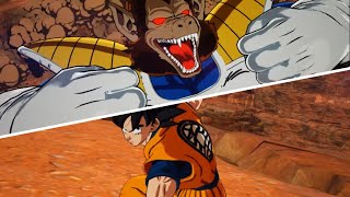 Great Ape Vegeta vs Goku Early  Dragon Ball Sparking Zero [upl. by Nosae]