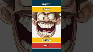 🇬🇧🇩🇪 chew  kauen  vocabulary builder  learn English  Lernen wir Englisch [upl. by Losiram]