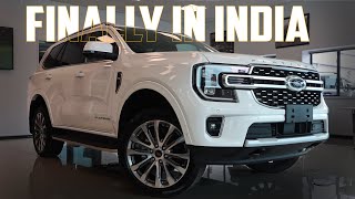 Finally FORD ENDEAVOUR 2024 First look  Ford Back To India [upl. by Eruot]