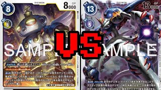 DTCGDigimon Card Game Shakkoumon Vs MaloMyotismon BT16 Proxy Play [upl. by Hamrah]