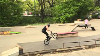 Mellowpark Berlin BMX aerials at  5DMkIII Octocopter [upl. by Wren296]