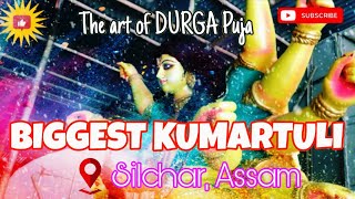 BIGGEST KUMARTULI in SILCHAR  DURGA PUJA 2024 SILCHAR [upl. by Latea]