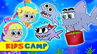 Kidscamp  10 Little Baby Sharks  More Fun Nursery Rhymes amp Songs [upl. by Arba]