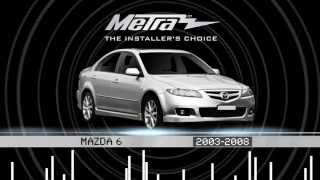 Metra Mazda 6 20032008 kits 997523S amp 997524B [upl. by Nwahsan]