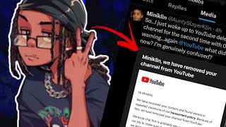 YouTube terminates Miniklin for the SECOND time [upl. by Blatman]