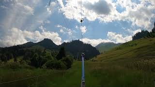 Onride SommerRodelbahn  Kaisereggbahnen Schwarzsee [upl. by Notlek]