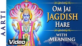 Om Jai Jagdish Hare Aarti with Meaning  Lord Vishnu Aarti  Bhakti Songs  Shemaroo Bhakti [upl. by Sellig]