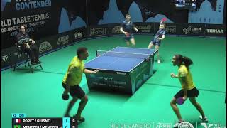 PORET GUISMEL vs MENEZES MENEZES  WTT CONTENDER RIO 2024 [upl. by Anderson439]