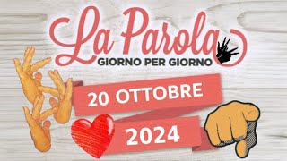 LASCIARSI PERSUADERE  La Parola Giorno per Giorno LIS  20 Ottobre 2024 [upl. by Ochs776]