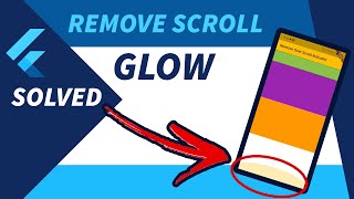 How To Remove Scroll Glow in Flutter [upl. by Syah107]