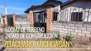 Casa en venta de 3 recámaras en Zitácuaro Michoacán 1100000 [upl. by Eelaras]