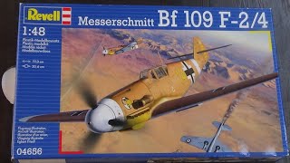 Inbox Review of the 148 Scale Bf 109 F2F4 from Revell V20 [upl. by Htebzil]