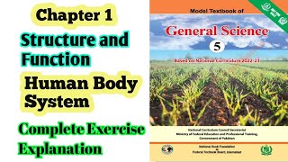 Class 5 Science chapter 1  Structure and function  Human body systemExercise sol  ilmi darasgah [upl. by Ancalin]