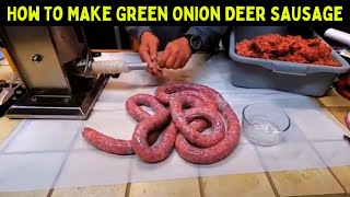 Creating Delicious Green Onion Deer Sausage A Stepbystep Guide [upl. by Eibor]