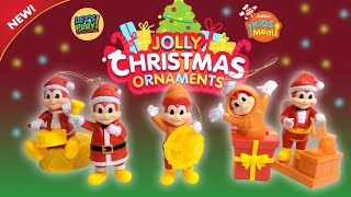 2023 Jolly Christmas Ornaments  Jollibee Jolly Kiddie Meal [upl. by Nuahsyd264]