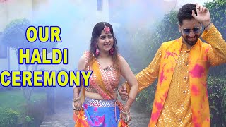 HALDI CEREMONY MEIN BARISH WEDDING FUNCTION 7 LAST VLOG NISHI ATHWANI PRANISH [upl. by Almond]