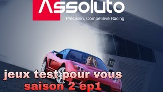 Jeux Test Pour Vous ASSOLUTO RACING ep1 saison 2 [upl. by Yahsel]