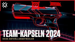 Die VCT TeamKapseln 2024  SkinEnthüllungstrailer – VALORANT [upl. by Mcgurn169]