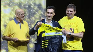 Notte Gialla 2024 Ullrich e Cipollini ricordano Pantani e il Tour de France [upl. by Harobed]