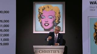 Warhols Marilyn sold for 195 million  World record for the most expensive 20th Century artwork [upl. by Arrat]