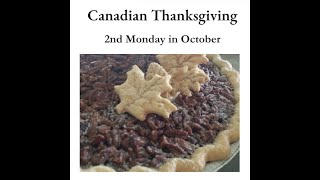 CANADIAN THANKSGIVING 🦃 2nd Monday in October holidays  Canada [upl. by Gaye799]