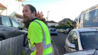 Recycling bin men emptying bins in Bournemouth part 2 20072023 [upl. by Drolet]