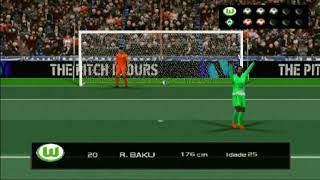 VFL Wolfdburg Vs Werder Bremen Penaltis PES24 PS2 [upl. by Irpak]