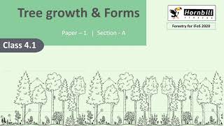 5 IFoS2020  Silviculture  tree growth and forms Stand morphology [upl. by Yelats162]