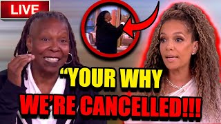 The View Host Sunny Hostin ATTACKS Whoopi After She Said Shes The Reason THE SHOW IS CANCELED [upl. by Yanej]