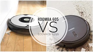 iRobot Roomba 605 vs Ecovacs Deebot N79S  Le duel des aspirateurs autonomes accessibles [upl. by Kegan]