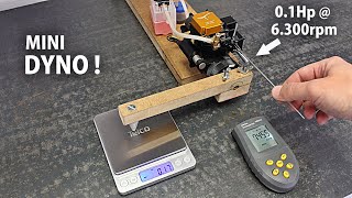 Simplest DYNO for RC Engines  Prony Brake Dynamometer [upl. by Risley568]