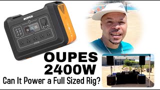 DJ Gig Log  OUPES 2400W Battery Inverter  Can It Power a Full Sized DJ Rig  61524 [upl. by Glassco342]