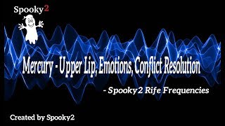 Mercury Upper Lip Emotions Conflict Resolution  Spooky2 Rife Frequencies [upl. by Amadus]