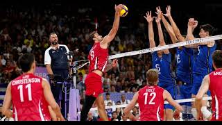 USA vs Italy Mens Volleyball Bronze Medal Clash  Paris 2024 Highlights [upl. by Huberman]