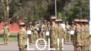 Whoops Army reserves training marchout blooper [upl. by Lang]