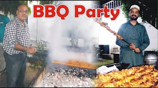 BBQ Party in office  Aqeel Khalid vlogs [upl. by Adnolaj]