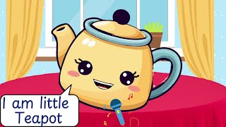 Im a Little Teapot丨Kids Songs in English丨Nursery Rhymes [upl. by Okorih]