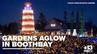 Gardens Aglow Maines brightest holiday tradition returns [upl. by Alyahs397]