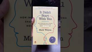 It Didnt Start with You by Mark Wolynn markwolynn itdidntstartwithyou selfhelpbook books [upl. by Entirb]