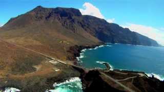 VOLANDO SOBRE CANARIAS  CARRETERA DE TENO A BUENAVISTA  TENERIFE [upl. by Anella]