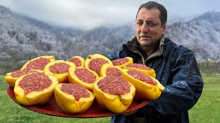 Sorprendente Receta de Membrillo Relleno de Carne de Cordero en una Olla [upl. by Esilec]