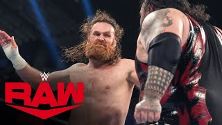 Sami Zayn vs “Big” Bronson Reed Raw highlights March 25 2024 [upl. by Komarek872]