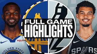 WARRIORS at SPURS  FULL GAME HIGHLIGHTS  November 23 2024 [upl. by Yrocaj]