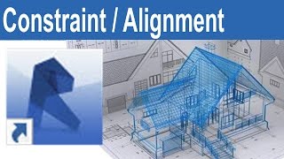 Revit Architectural Tutorial Using Constraint and Alignment Tutorial 7 [upl. by May]