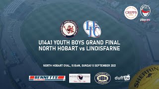 North Hobart vs Lindisfarne  STJFL U14A1 Youth Boys GRAND FINAL [upl. by Ardnasil]