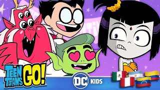 Teen Titans Go en Latino 🇲🇽🇦🇷🇨🇴🇵🇪🇻🇪  Noche de graduación 💝  DCKidsLatino [upl. by Nylsoj586]